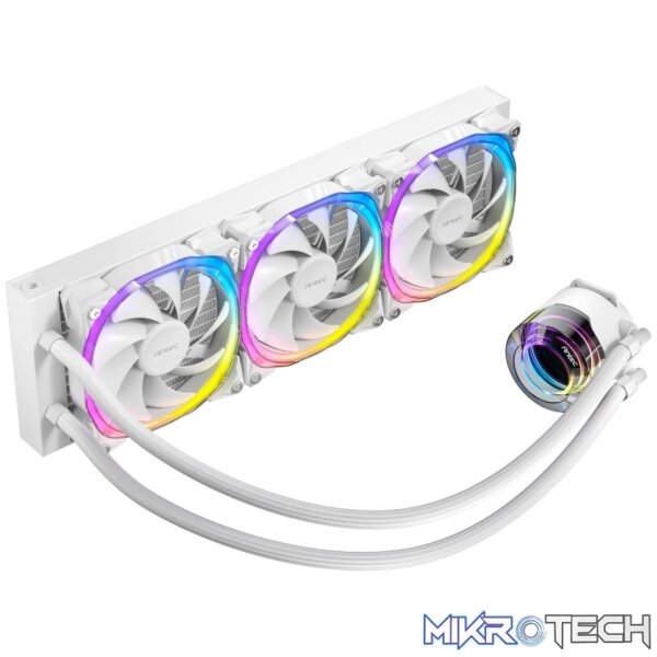Antec VORTEX 360mm ARGB Liquid CPU Cooler - White - Image 2