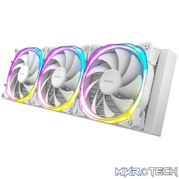 Antec VORTEX 360mm ARGB Liquid CPU Cooler - White - Image 3