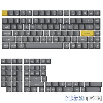 Keychron Double Shot PBT OSA Full Keycap Set – Dark Grey