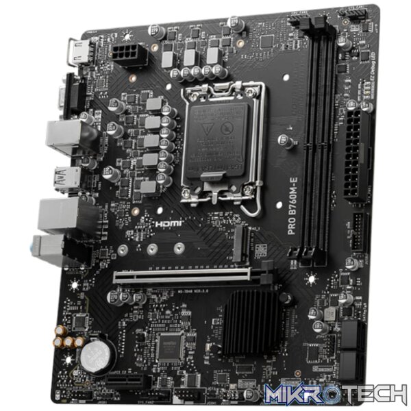 MSI B760M-E PRO DDR5 LGA1700 M-ATX Motherboard - Image 3