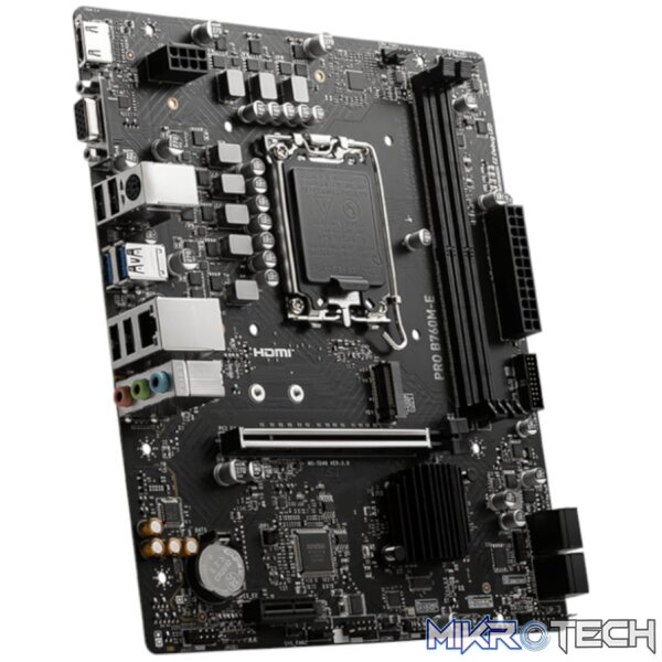 MSI B760M-E PRO DDR5 LGA1700 M-ATX Motherboard - Image 4