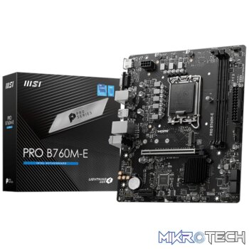 MSI B760M-E PRO DDR5 LGA1700 M-ATX Motherboard