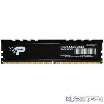 Patriot Signature Premium 32GB DDR5 4800MHz UDIMM Desktop Memory
