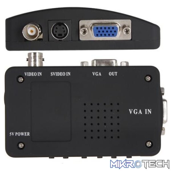 bnc2vga Bnc + Svideo To Vga - Image 1