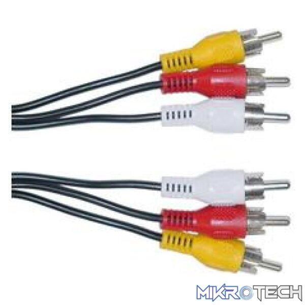 cab049 3 Rca To 3 Rca 5M Cable - Image 1