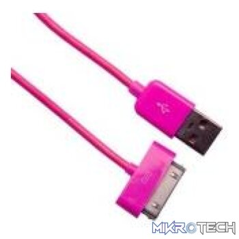 Ipad/Iphone/Ipad Sync+Charge Cable Pink