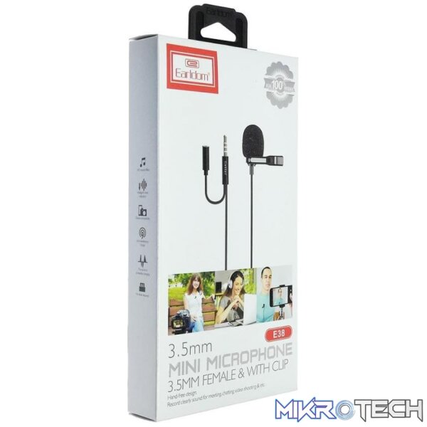 3.5Mm Stereo M+F Mini Microphone - Image 2
