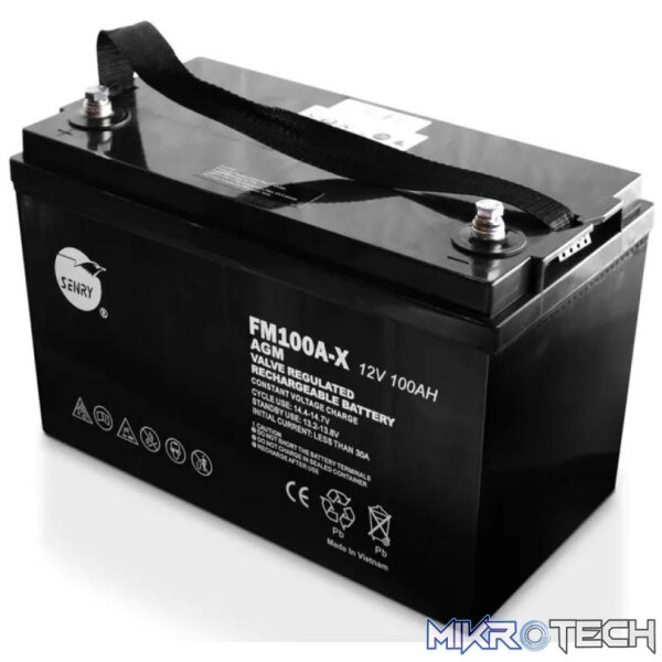 fm100a-x-2 Rct Senry 6Fm100A-X Fully-Seal Lead Acid - Image 1