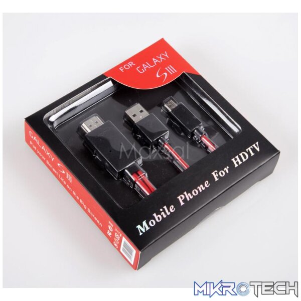 gal002 Mhl To Hdmi Cable For Samsung Galaxy S3 - Image 1