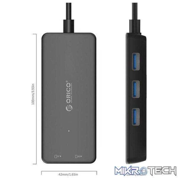 Orico Usb Hub & Card Reader - Image 6