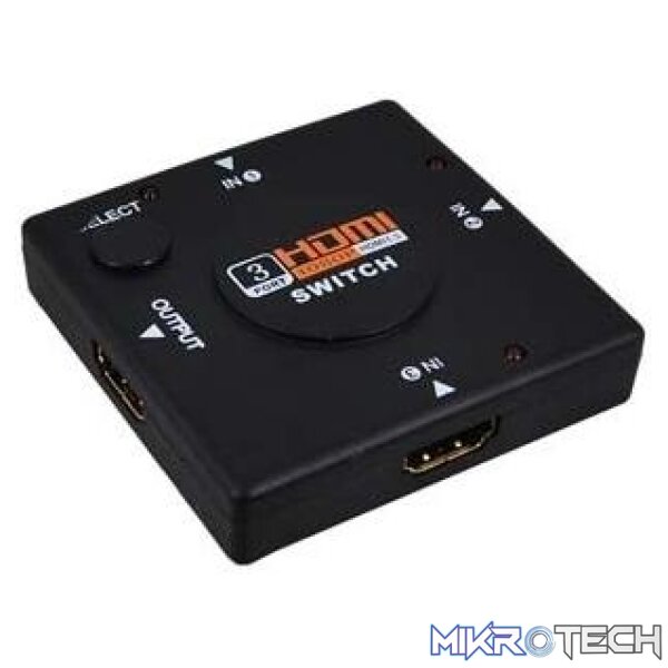 hdmswi Hdmi Switch 3 In And 1 Out - Image 1
