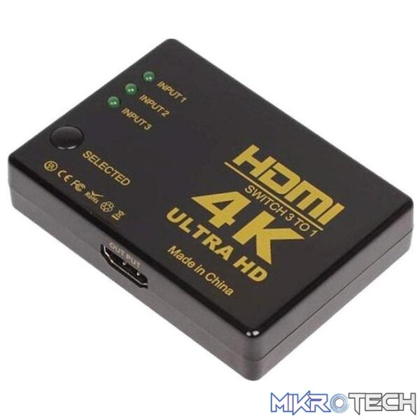 3Port Hdmi Switch 4K - Image 3