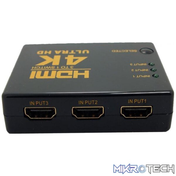 3Port Hdmi Switch 4K - Image 2