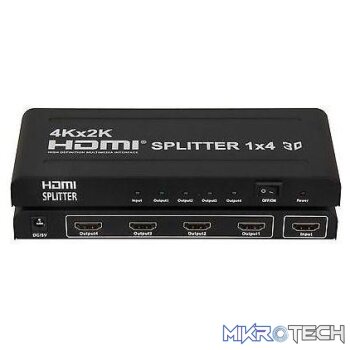 4 Way Hdmi Splitter 1080P + 3D