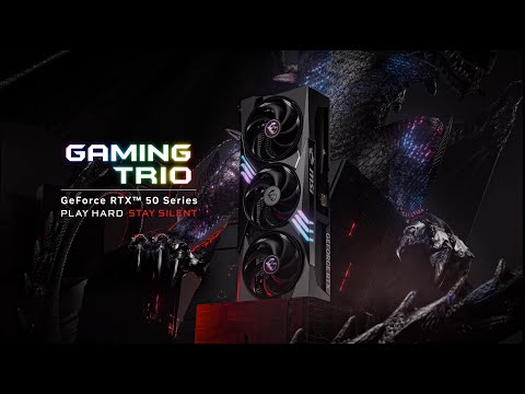 GeForce RTX 50 GAMING TRIO Series - Play Hard, Stay Silent | MSI