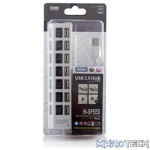 hub007-2 Usb 7 Port Hub-1 Ver 2.0 - Image 1