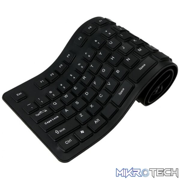 kbrd001-2 Usb + Ps2 Foldable Keyboard Membrane - Image 1