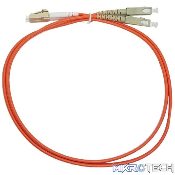 lc-sc-sx1mtr Lc-Sc-Sx 1Mtr Mm Fibre Cable - Image 1