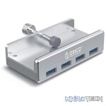 Orico 4 Port Usb3.0 Clip-Type Hub Alumin - Image 2