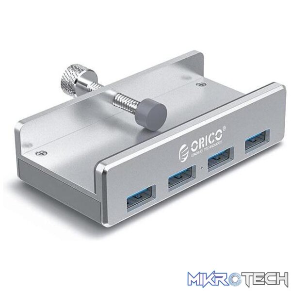 Orico 4 Port Usb3.0 Clip-Type Hub Alumin - Image 2