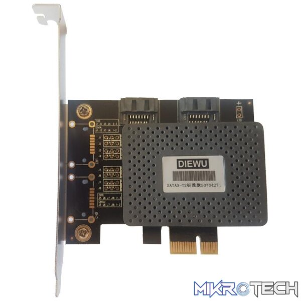 pcie001 Pci-E To Dual Sata 3.0 Expansion Adapter - Image 1