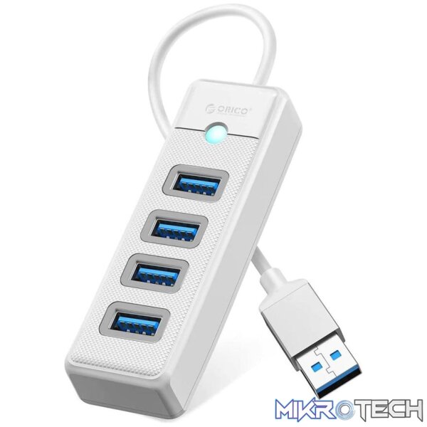 pw4u-u3-015-wh-ep Orico 4 Ports Usb-A To Usb3.0 Hub - Image 1