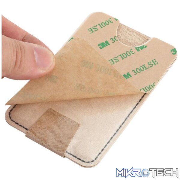Pu Leather Credit Card Phone Holder - Image 4