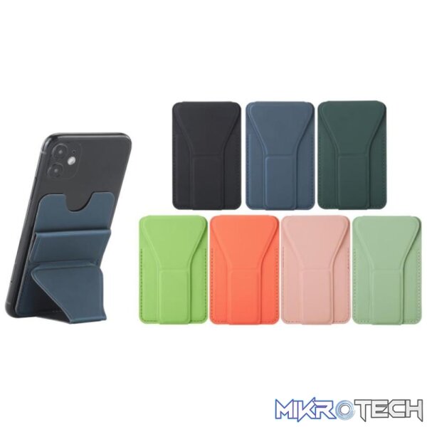 Pu Leather Credit Card Phone Holder - Image 5