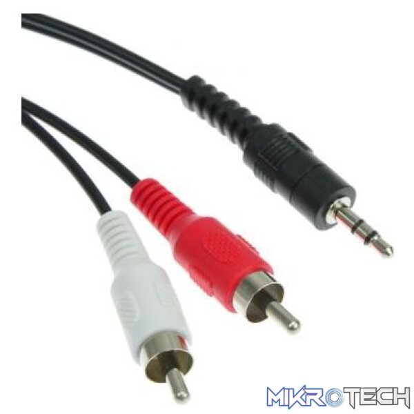 rca1-5 Rca To Stereo Male 1.5M - Image 1