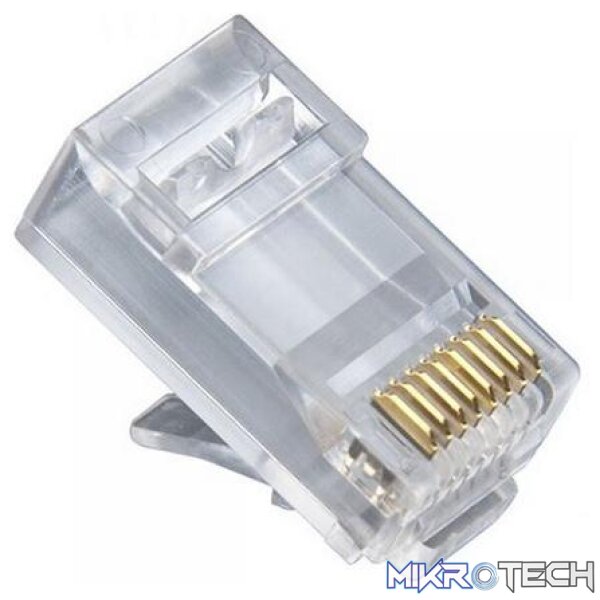 rj45-cat6 Rj45 Cat6 Connectors (100) - Image 1