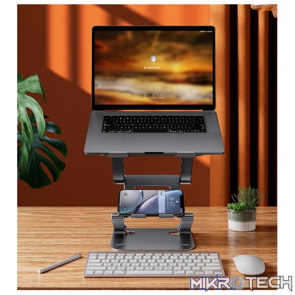 Triple Lift Adjustable Alu Laptop Stand - Image 10