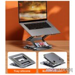 Triple Lift Adjustable Alu Laptop Stand - Image 9