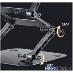 Triple Lift Adjustable Alu Laptop Stand - Image 7