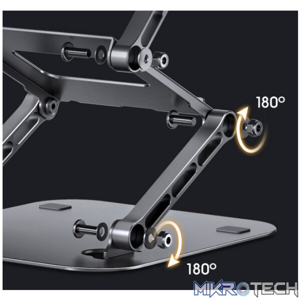 Triple Lift Adjustable Alu Laptop Stand - Image 7