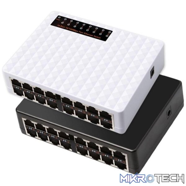 txe102-2 16 Port 10/100 Switch - Image 1