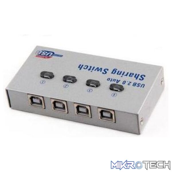 usb-4p Usb 2.0 Auto Sharing Switch For Printers - Image 1