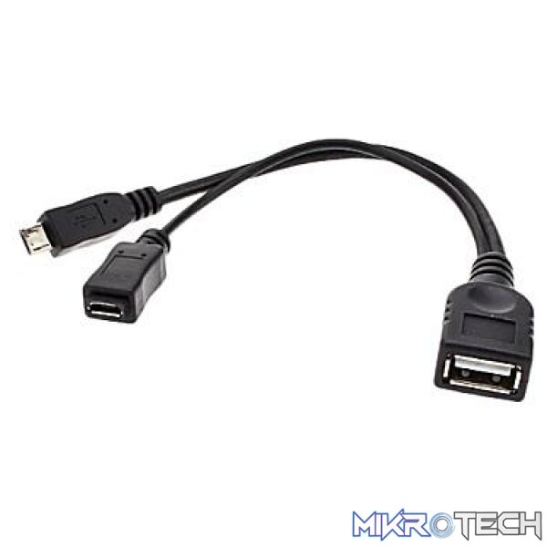 usb101 Usb Female To Micro Usb Female + Male - Image 1