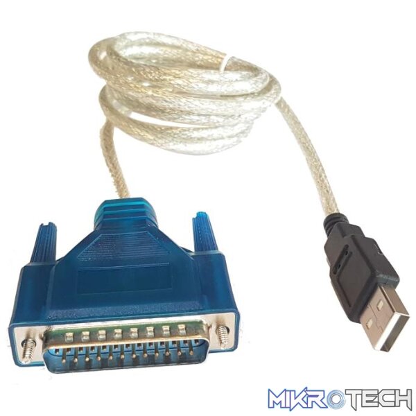 usb2par25m Usb To Male Parallel 25Pin Cable - Image 1