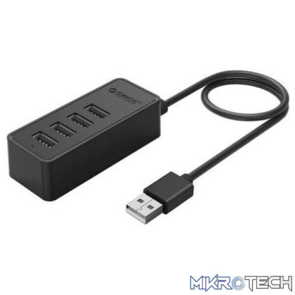 w5p-u2-100-bk-b Orico Hub 100 Usb2.0 4Xusb 100 - Image 1