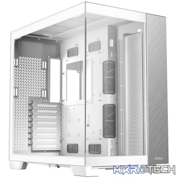 Antec C8 Aluminium White E-ATX Dual Chamber Gaming Chassis - White