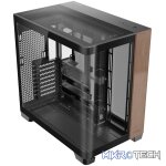 Antec C8 Curved Wood E-ATX | ATX | Micro-ATX | ITX Dual Chamber Gaming Chassis - Black - Image 5
