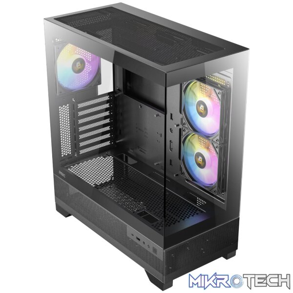 Antec CX700 ARGB ATX | Micro-ATX | ITX ARGB Mid-Tower Gaming Chassis - Black - Image 5
