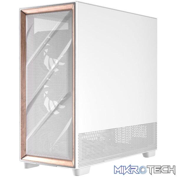 Antec FLUX PRO E-ATX Mid Tower Gaming Chassis – White - Image 3