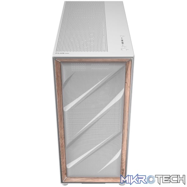 Antec FLUX PRO E-ATX Mid Tower Gaming Chassis – White - Image 4