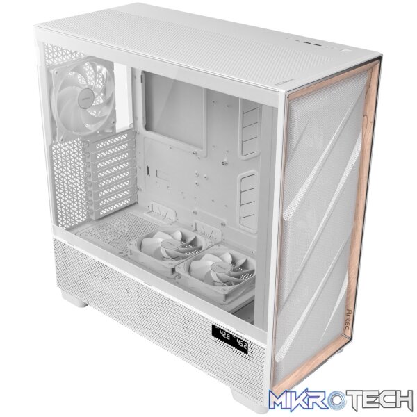 Antec FLUX PRO E-ATX Mid Tower Gaming Chassis – White - Image 5