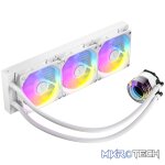 Antec VORTEX LUM 360 ARGB AIO CPU Liquid Cooler - White - Image 3