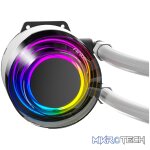 Antec VORTEX LUM 360 ARGB AIO CPU Liquid Cooler - White - Image 4