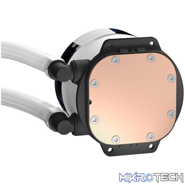 Antec VORTEX LUM 360 ARGB AIO CPU Liquid Cooler - White - Image 5