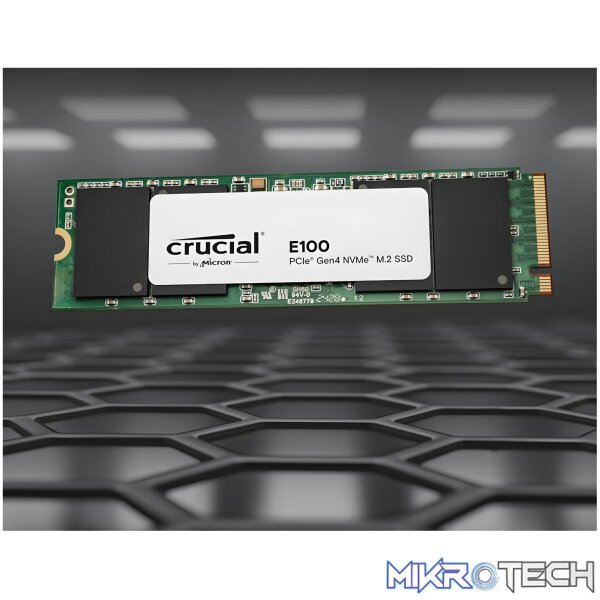 Crucial E100 1TB PCIe Gen4 2280 NVMe M.2 SSD - Image 3