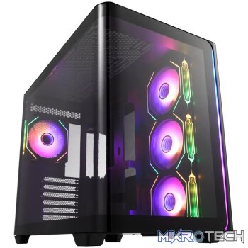 FSP M580 ATX Gaming Chassis - Black